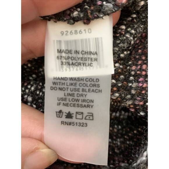 Vince Camuto Multicolor Sweater Womens Size 1X Cowl Neck - Picture 8 of 8